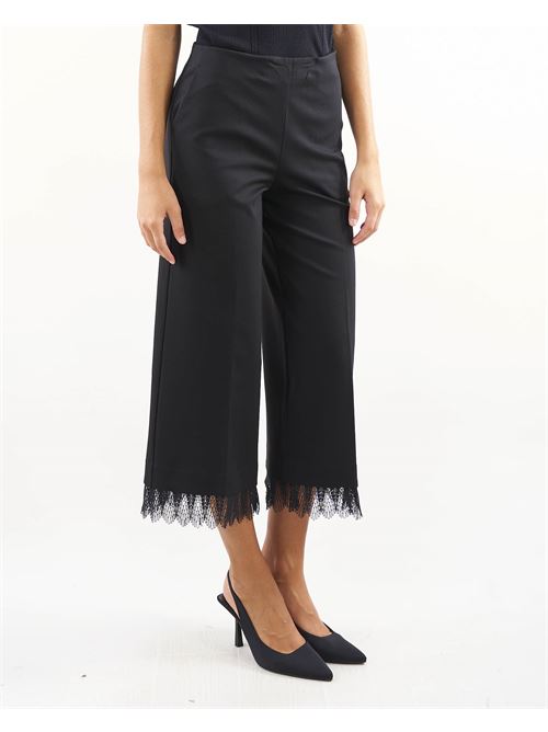 Cropped trousers with lace inserts Twinset TWIN SET |  | TP23336